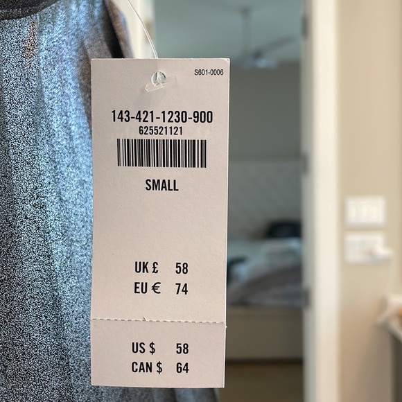 METALLIC SILVER MIDI SKIRT - Picture 5 of 5